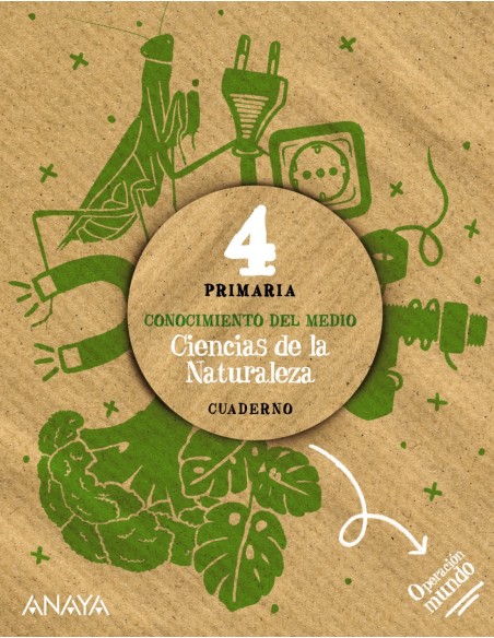 CUADERNO CIENCIAS NATURALEZA 4ºPRIMARIA OPERACION MUNDO 2023